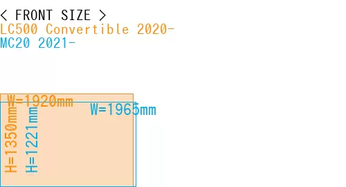 #LC500 Convertible 2020- + MC20 2021-